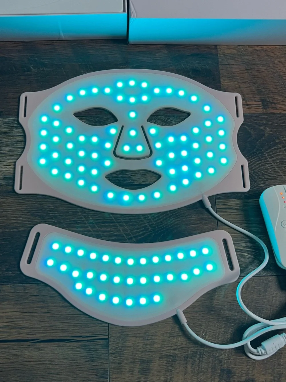 Red Light Therapy for Face & Neck 850nm Infrared & Red Light Mask 7 Modes NEW
